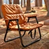 Foldable chair brown - Image 2