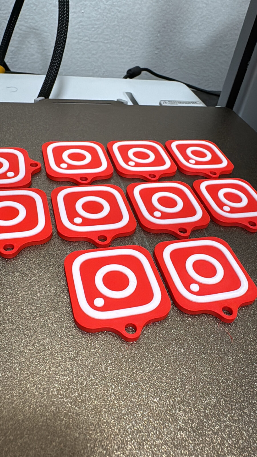 Instagram NFC keychain (3D)