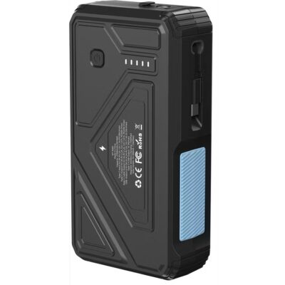 27000mAh Power Bank with LED built-in retractable Type-C cable 15W wireless ch