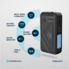 27000mAh Power Bank with LED built-in retractable Type-C cable 15W wireless ch - Image 2
