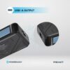 27000mAh Power Bank with LED built-in retractable Type-C cable 15W wireless ch - Image 5