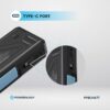 27000mAh Power Bank with LED built-in retractable Type-C cable 15W wireless ch - Image 6