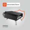 Portable Stainless Steel Pizza Oven with Foldable Legs and Cutter - Image 12