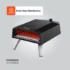 Portable Stainless Steel Pizza Oven with Foldable Legs and Cutter - Image 6